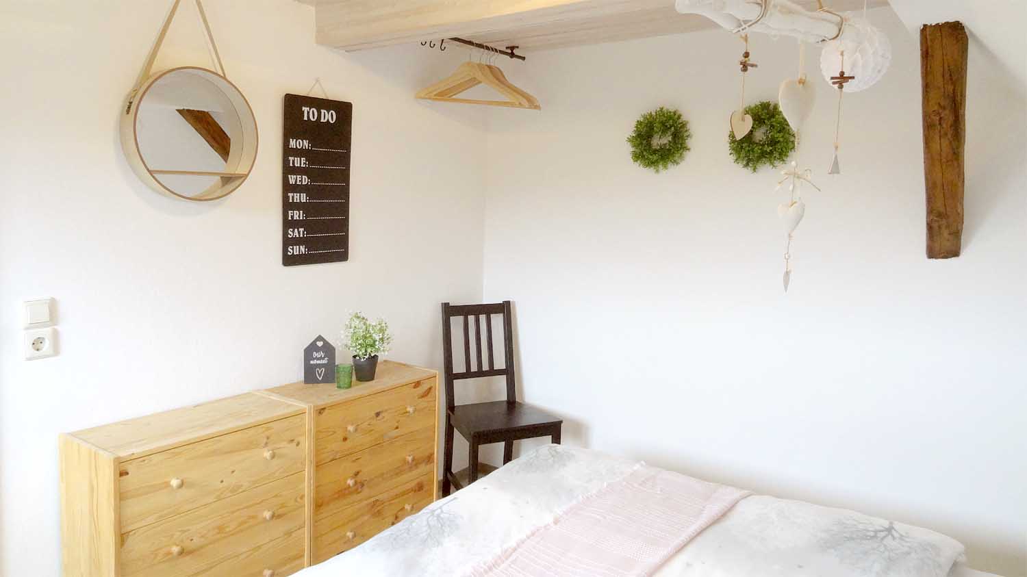 Pension Seiffen Wildbach Schlafzimmer